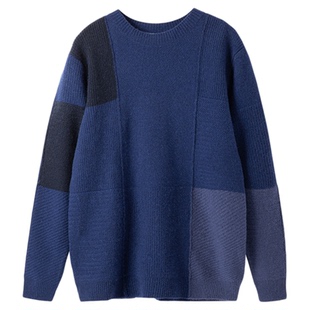 稳重有品味！男士山羊绒衫加厚宽松纯羊绒毛衣套头秋冬厚实保暖