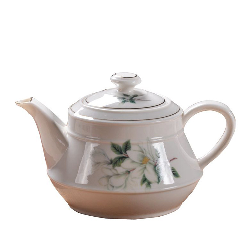 景德镇茶壶陶瓷大号 现代餐厅家用功夫茶具装耐热过滤青花瓷单壶
