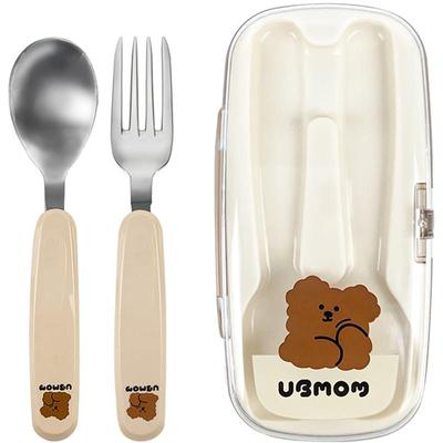 UBMOM叉勺304不锈钢轻松辅食