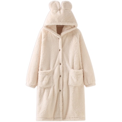 奶fufu情侣长毛绒睡衣