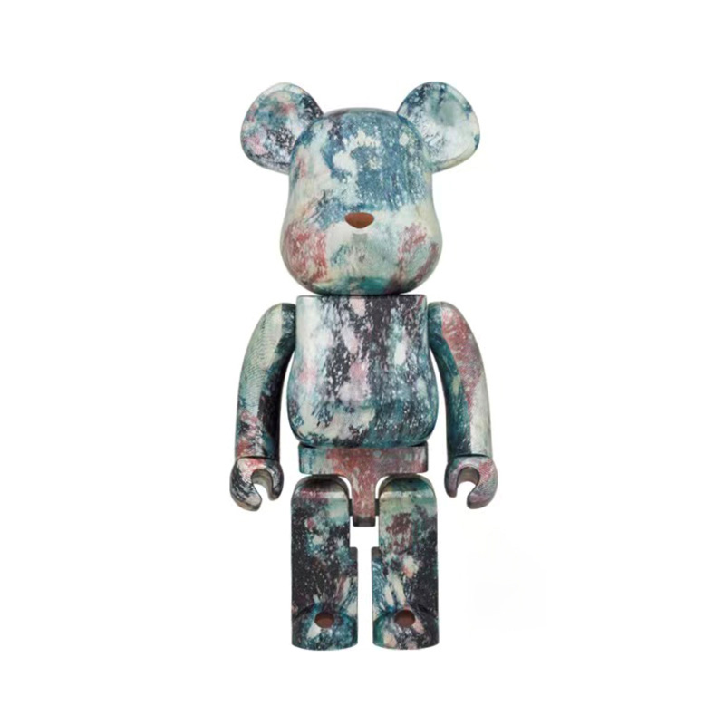 正品Bearbrick大理石积木熊 1000%第五代 PU5 PUSHEAD BE@RBRICK