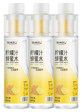 贺源记柠檬蜂蜜水440g*10瓶0防腐