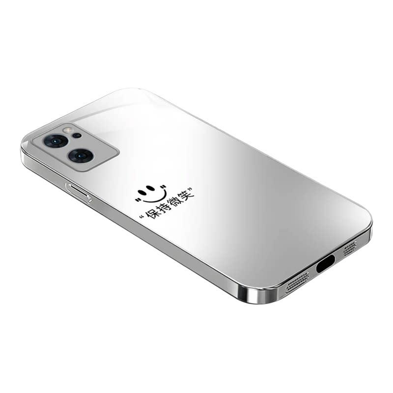 笑脸保持金属漆玻璃适用reno7