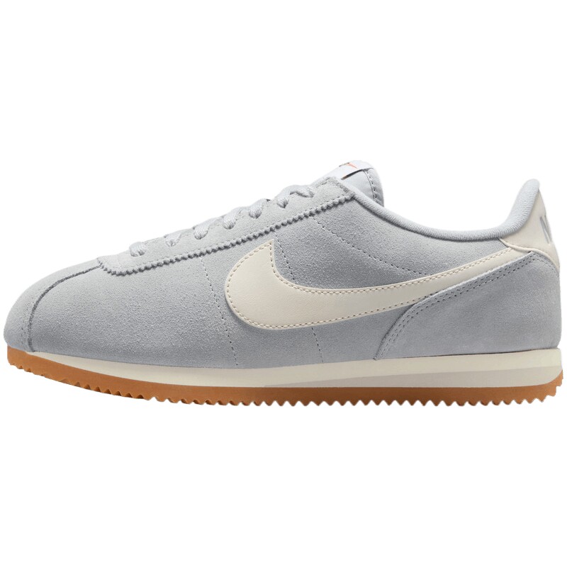 NIKE耐克女子CORTEZ灰白复古运动鞋平底休闲鞋IB1857-002