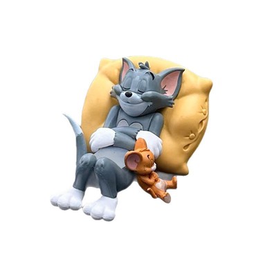 猫和老鼠车载摆件汤姆杰瑞汽车摆件卡通车内装饰品可爱桌面小玩偶