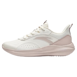 安踏女鞋运动鞋2026冬季新款加绒保暖慢跑鞋皮面防泼耐磨鞋子女款