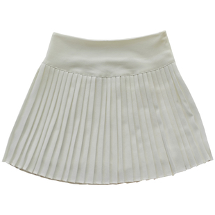 细褶子百褶裙女夏季甜辣妹短裙高腰A字白色韩系女团风半身裙短款