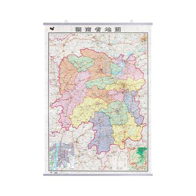 湖南省地图挂图2026升级加厚款