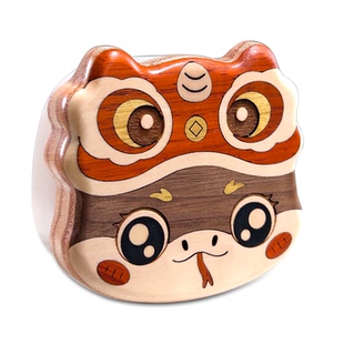 脐带胎发收藏盒宝宝肚脐胎毛瓶龙年新生婴儿保存纪念品浮雕珍藏版