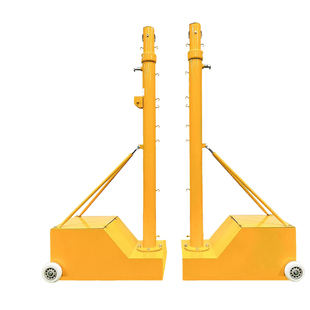 函翔羽毛球网架便携式标准户外多功能排球网柱室外可移动气排球架