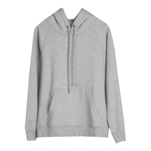 女士卫衣女款2026新款加绒加厚连帽插肩袖宽松套头带兜外套上衣潮