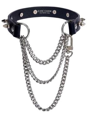 CHICCHOK原创项圈尖刺颈圈Choker颈带男M高级感颈环颈圈项链定制