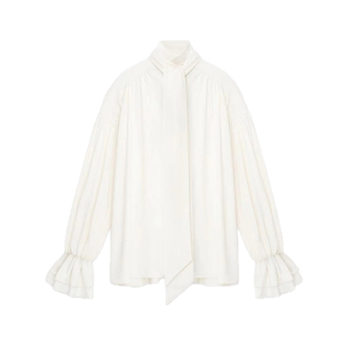 小众高级感喇叭袖宽松上衣