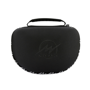 NICEFACE滑雪眼镜盒防水防压雪镜便携拉链透气镜盒拎手分隔收纳盒