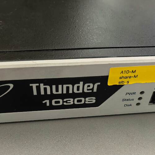 询A10 Network Thunder 1030S 应用交付