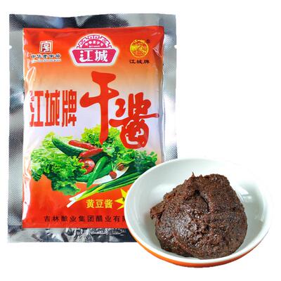 江城牌东北干酱吉林老式黄豆大酱大豆黄豆酱豆瓣酱蘸酱菜吉林特产