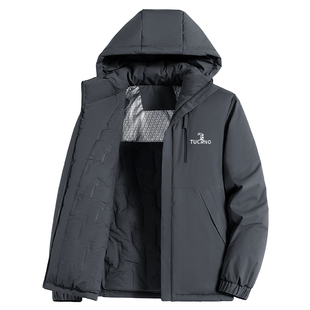 啄木鸟棉服男款冬季2025新款棉衣中年爸爸冬装外套男士冬款棉袄子