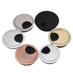 电脑办公桌穿线孔盖板桌面走线过线盒封口盖开孔开洞书桌装饰圈孔