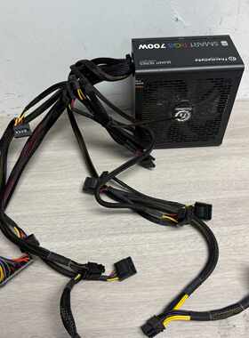 出一个TT RGB 700W电源，额定700W，，接口齐全，