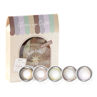 [三小盒]GLAM UP美瞳日抛6片咖啡系列冰美式焦糖美式琥珀光