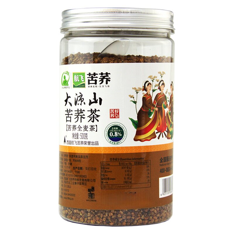 大凉山航飞苦荞全麦茶麦香浓郁