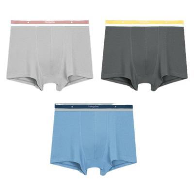 红豆男士平角裤纯棉抑菌裆透气