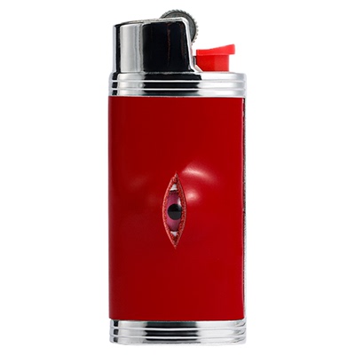 目器 All Eyes 火机保护套 眼珠设计 进口真皮 替换内胆为法国j5