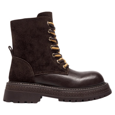 BeauToday厚底马丁靴女款