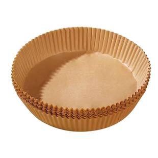 空气炸锅专用纸圆形吸油纸食物烤盘纸吸油垫家用硅油纸方形锡纸碗