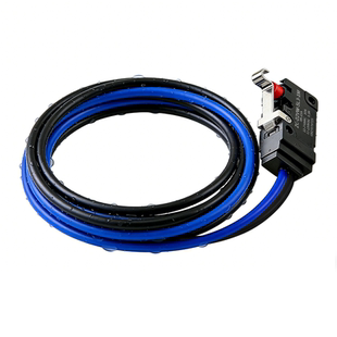 IP67防水微动开关带线小型行程限位常开常闭叉车汽车两线三线开关