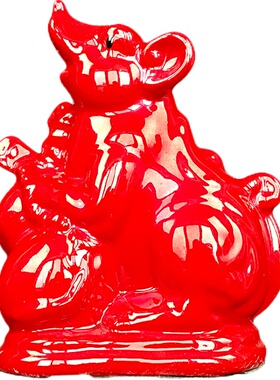 陶瓷十二生肖龙蛇家居摆设新款