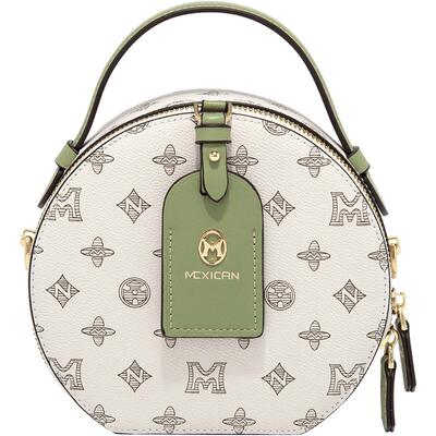 稻草人女包2025新款女印花链条