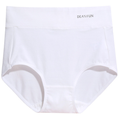 蝶安芬抗菌高腰白色女式内裤