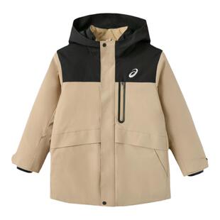 亚瑟士儿童羽绒服童装冬季三防中长款派克服男童拼色外套加厚保暖