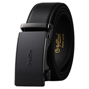 金利来皮带男士2025新款防指纹自动扣经典商务真牛皮男款腰带裤带