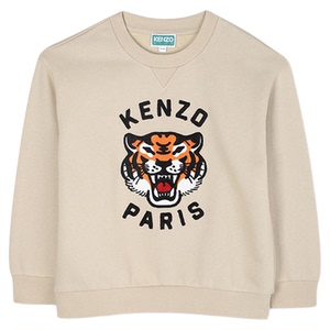 【2025秋冬新品】KENZO KIDS童装儿童休闲老虎图案圆领卫衣K61432