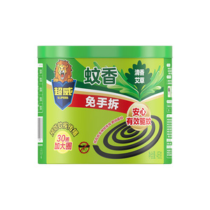 超威免手拆艾草清香蚊香驱蚊盘香