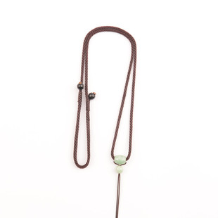 手工编织吊坠挂绳 狼牙玛瑙翡翠玉佩玉佛挂件绳 男女挂脖项链绳子