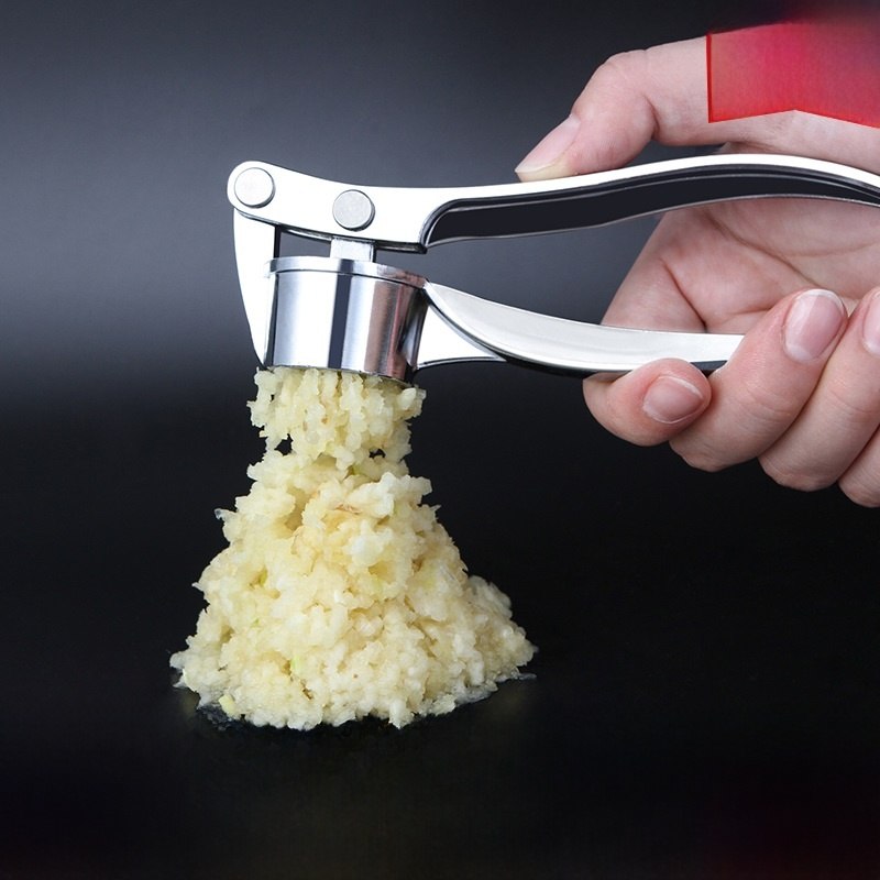 压蒜泥器家用剥蒜神器夹蒜手动蒜蓉器 304不锈钢压蒜器大蒜捣蒜器