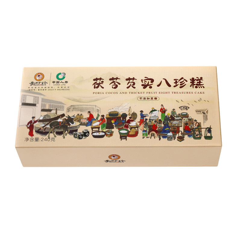 李时珍茯苓芡实八珍糕无添加蔗糖