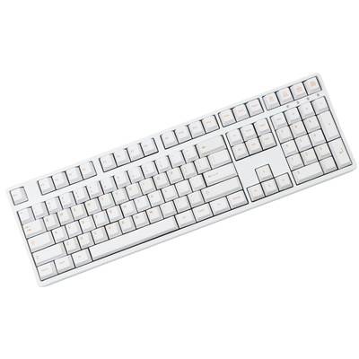 文明白色原厂高度热升华键帽