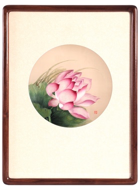 姚建萍刺绣艺术荷睦挂画非遗大师