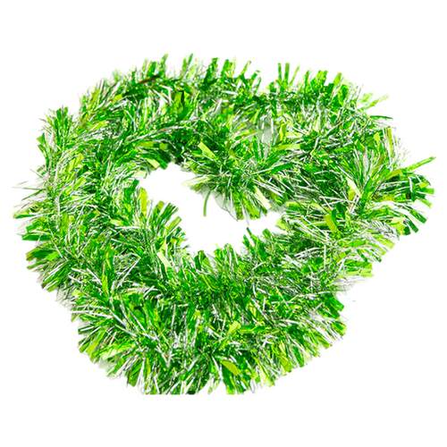 新款加密2米拉花彩条毛条彩带节日布置派对元旦圣诞装饰雪花彩条