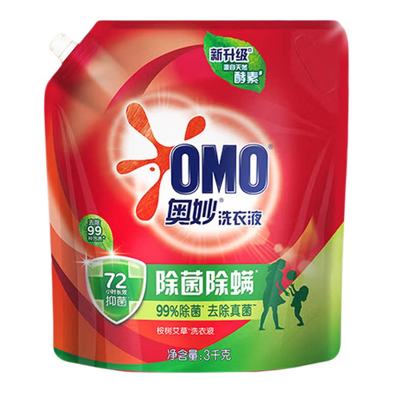 奥妙除菌除螨洗衣液3KG补充装
