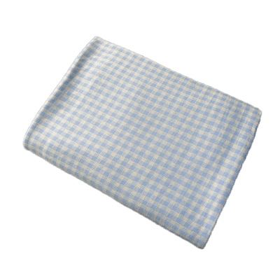 蓝白红白条针织涤棉布 冬床品床单被套沙发巾抱枕套包包裤子面料