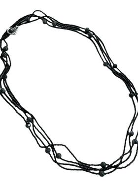 黑米项链女款精致饰品礼物