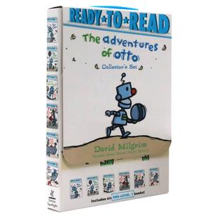 【现货】The Adventures of Otto 英文原版机器人的冒险系列6册 分级阅读 Ready to Read Level 1 儿童英语自主读物 GO OTTO GO!