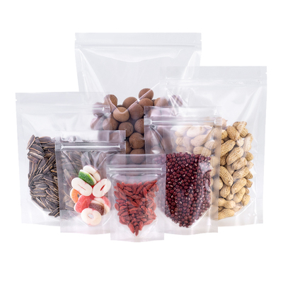 磨砂透明自封袋自立袋加厚