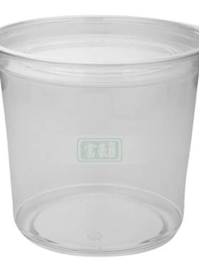 透明塑料杯波波杯带盖加厚果切杯