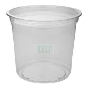 一次性加厚透明塑料杯PET水果切沙拉波波杯布丁酸奶捞碗加厚带盖